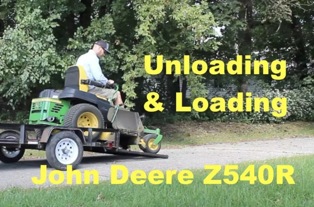 How to Load Zero Turn Mower on Trailer?