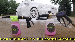 Can You Use a Foam Cannon With a Garden Hose