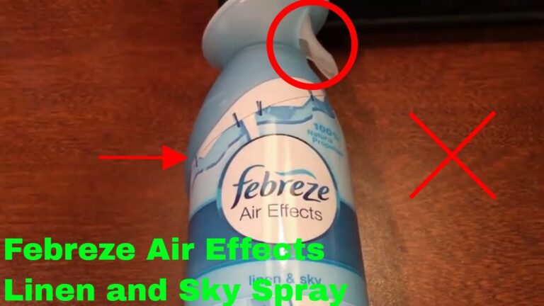 How to Fix Febreze Air Spray Nozzle