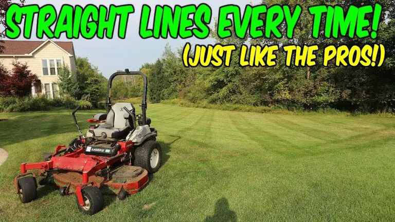 How to Mow Straight Lines With a Zero Turn